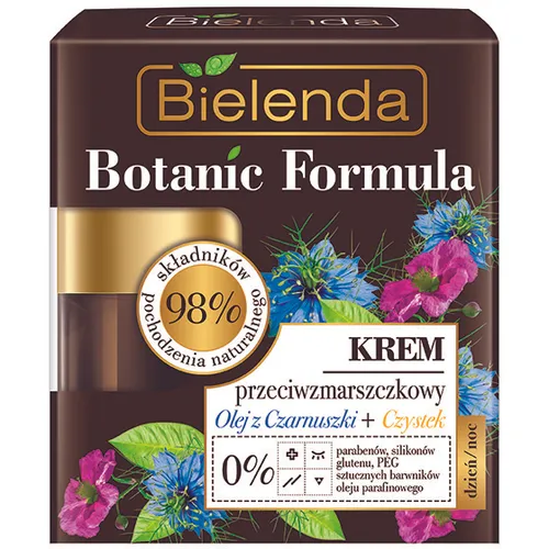 Bielenda Botanic Formula, Przeciwzmarszczkowy krem na dzień i na noc `Olej z czarnuszki + czystek`
