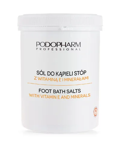 Podopharm Professional Sól do kąpieli stóp z witaminą E i minerałami