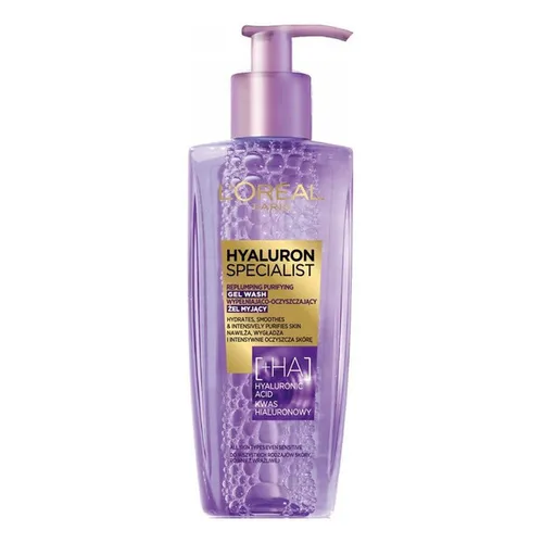 L'Oreal Paris Hyaluron Specialist, Replumping Purifying Gel Wash (Żel myjący do twarzy wypełniająco-oczyszczający)
