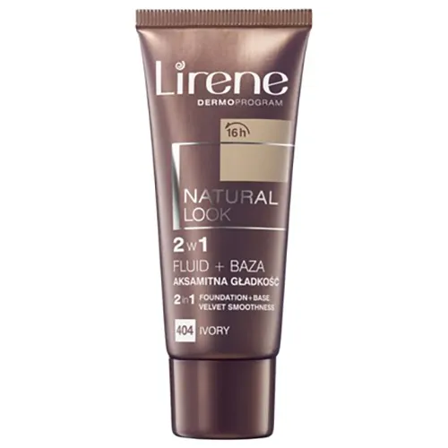 Lirene Dermoprogram Natural Look 2w1, Fluid+baza