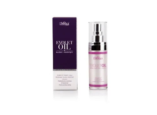 L'biotica Evolet, Oil (Olejek do twarzy i ciała na blizny i rozstępy) - 2