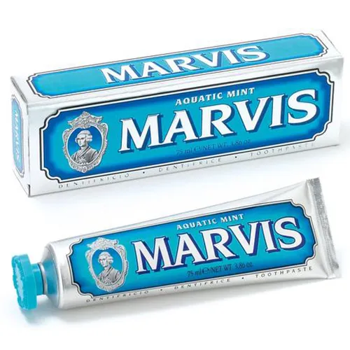 Marvis Aquatic Mint, Pasta do zębów o smaku mięty z chłodną świeżością morza