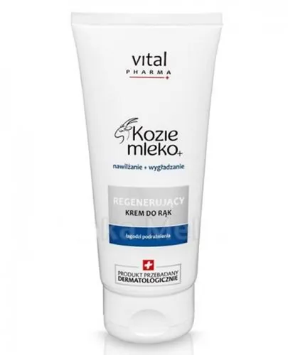 V. Laboratories (Saraya) Vital Pharma +, Kozie mleko+,  Regenerujący krem do rąk