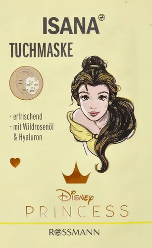 Isana Disney Princess, Tuchmaske (Maska do twarzy w płachcie `Bella`)