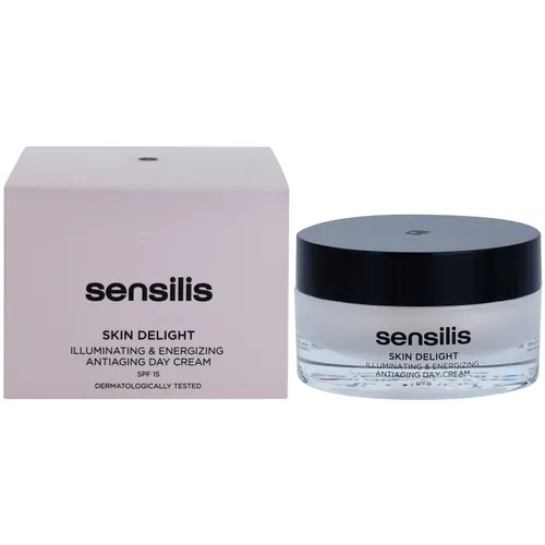 Sensilis Skin Delight, Illuminating & Energizing Antiaging Day Cream SPF 15 (Rozświetlający i rewitalizujący przeciwzmarszczkowy krem na dzień)