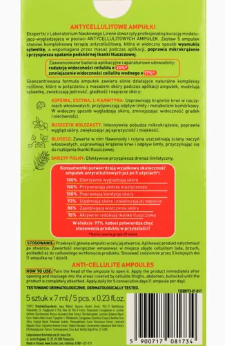 Lirene Dermoprogram Kuracja modelująco-wygładzająca, Antycellulitowe ampułki - 2