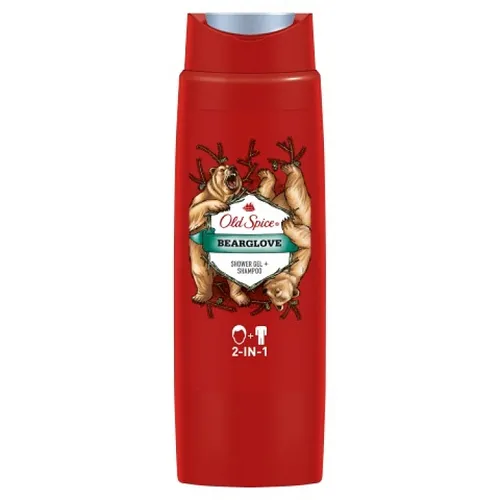 Old Spice Bearglove, Shower Gel + Shampoo (2 w 1 żel pod prysznic i szampon)