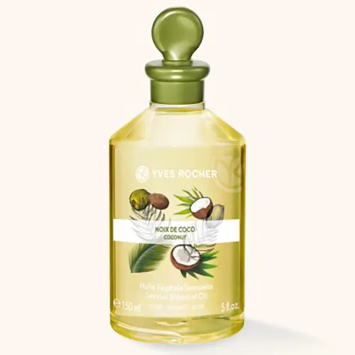 Yves Rocher Les Plaisirs Nature, Huile Vegetale Sensuelle Noix de Coco (Zmysłowy olejek do masażu `Kokos`)