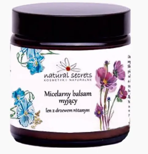 Natural Secrets Micelarny balsam myjący `Len z drzewem różanym` - 2