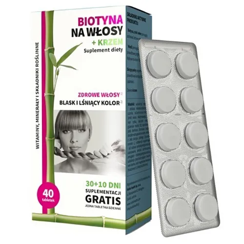 Noble Health Biotyna na włosy + krzem