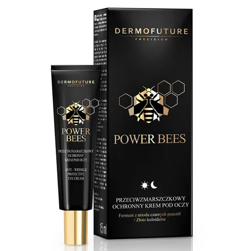 Dermofuture Precision Power Bees, Krem pod oczy ochronny przeciwzmarszczkowy