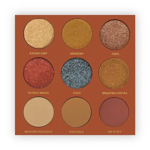 Glam Shop GlamBOX, Paleta cieni do oczu `Karmel Cud Miód`