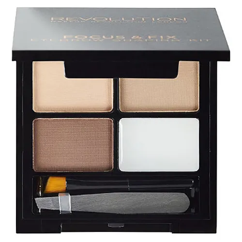 Revolution Beauty (Makeup Revolution) Focus & Fix Eyebrow Kit (Paleta do makijażu brwi)