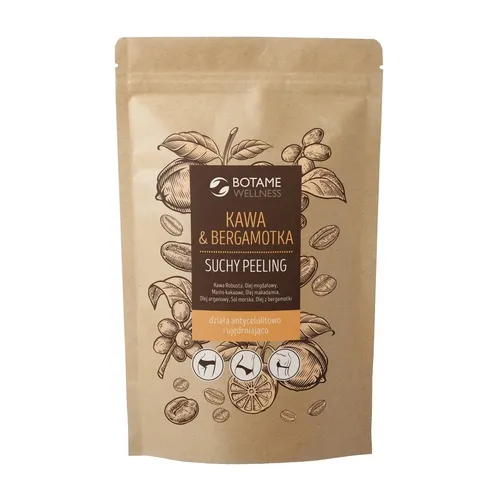 Botame Wellness, Suchy peeling kawowy `Kawa & Bergamotka`