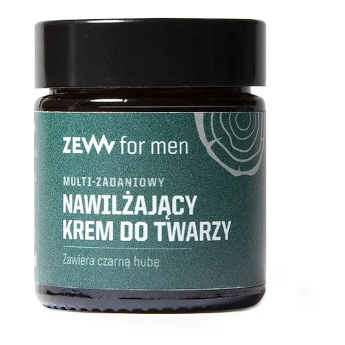 Zew For Men Multi-zadaniowy nawilżający krem do twarzy z czarną hubą