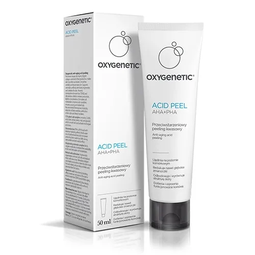 Oxygenetic Acid Peel AHA + PHA (Przeciwstarzeniowy peeling kwasowy)
