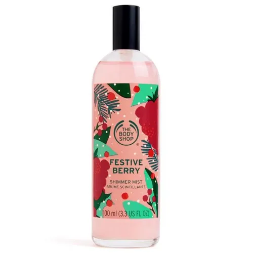 The Body Shop Shimmer Mist Berry (Rozświetlająca mgiełka do ciała `Świąteczna żurawina`)