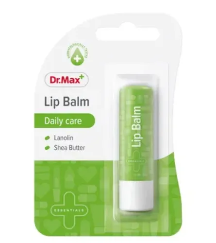 Apteka dr. Max Daily Care, Lanolin & Shea Butter Lip Balm (Lanolina i Masło Shea, Pomadka do ust)