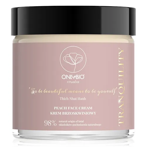 OnlyBio Ritualia Tranquility, Krem do twarzy brzoskwiniowy