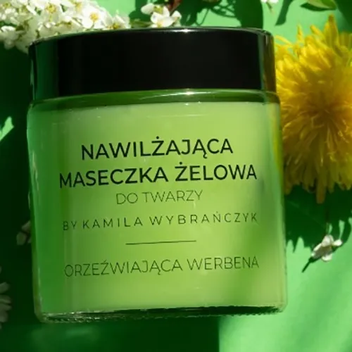 By Kamila Wybrańczyk Face Mask Verbena (Nawilżająca maseczka żelowa do twarzy `Orzeźwiająca werbena`)