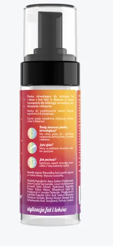 OnlyBio Hair in Balance, Pianka utrwalająca do stylizacji fal i loków - 2