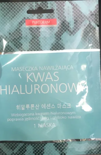 Purederm Kwas hialuronowy, Maseczka nawilżająca
