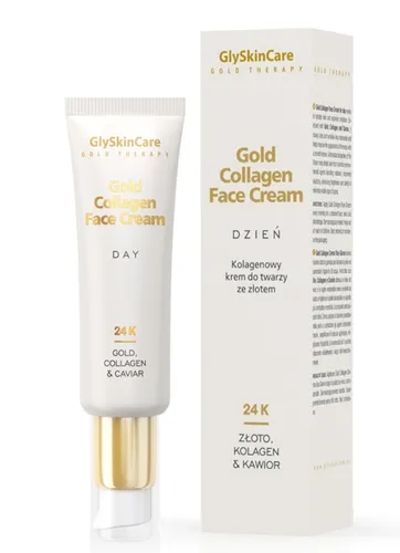 GlySkinCare Gold Collagen Face Cream Day (Kolagenowy krem do twarzy ze złotem na dzień)