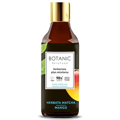 Botanic Skin Food Herbaciany płyn micelarny `Herbata matcha i mango`