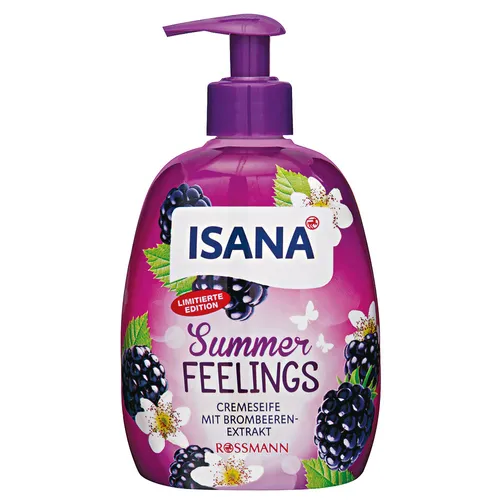 Isana Summer Feelings, Kremowe mydło w płynie z wyciągiem z jeżyny