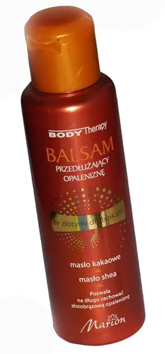Marion Body Therapy, Balsam przedłużający opaleniznę z drobinkami złota