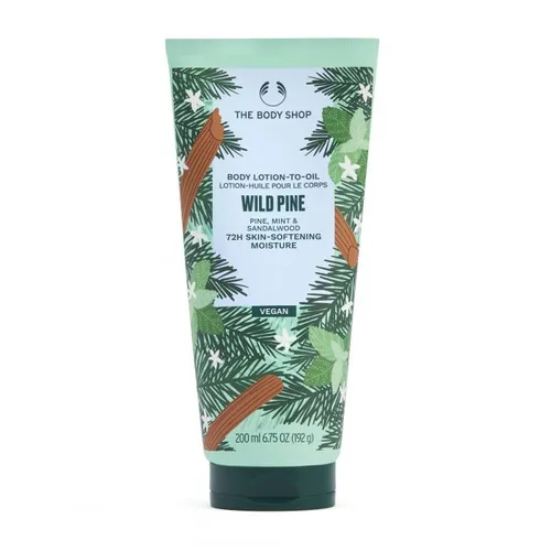The Body Shop Wild Pine, Body Lotion-To-Oil (Wegański balsam do ciała `Dzika Sosna`)