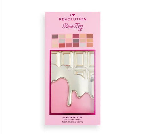 I Heart Revolution Rose Fizz Chocolate Shadow Palette (Paleta cieni do powiek) - 4