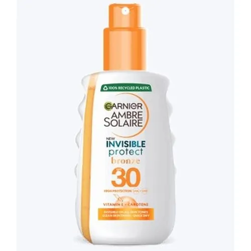 Garnier Ambre Solaire, Invisible Protect Refresh Spray SPF30 (Spray ochronny do opalania SPF30)