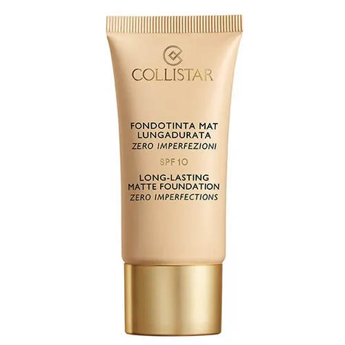 Collistar Long-Lasting Matte Foundation Zero Imperfections SPF 10 (Trwały podkład matujący `Zero niedoskonałości`)