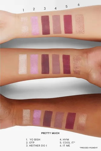 ColourPop Pretty Much Pressed Powder Shadow Palette (Paleta 6 cieni do powiek) - 2