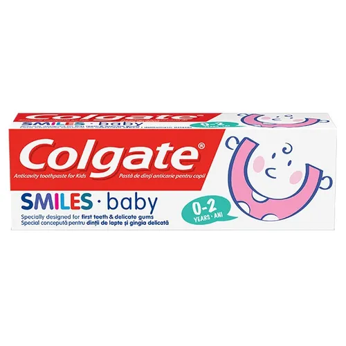 Colgate Smiles Baby, Pasta do zębów 0-2 lata