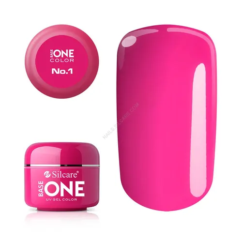 Silcare Base One, UV Gel Color (Żel budujący) - 1