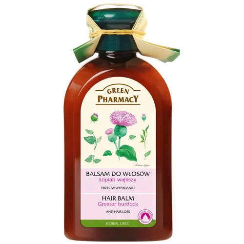 Green Pharmacy Balsam do włosów przeciw wypadaniu z olejkiem łopianowym (nowa wersja) - 1