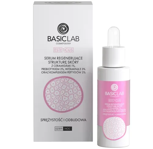 BasicLab Dermocosmetics Esteticus, Serum regenerujące strukturę skóry z ceramidami 5% `Sprężystość i odbudowa` - 2