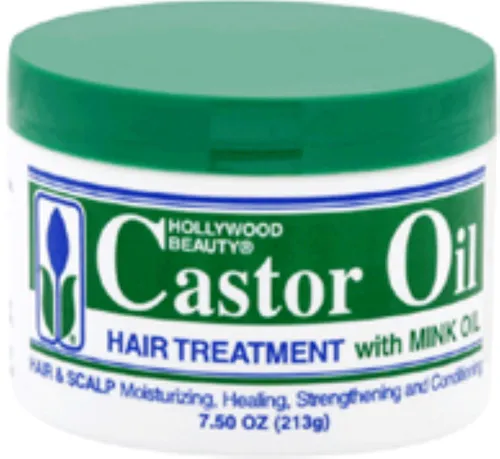 Hollywood Beauty Castor Oil, Hair Treatment with Mink Oil (Odżywka do włosów z olejem z norek)