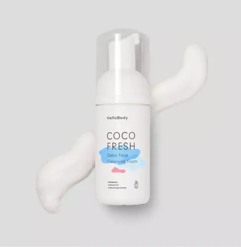 HelloBody Coco Fresh, Detox Face Cleansing  Foam (Kokosowa oczyszczająca pianka do twarzy) - 1