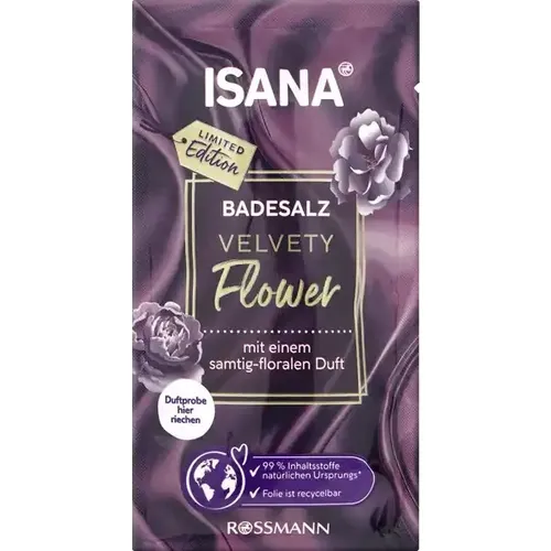 Isana Velvety Flower, Sól do kąpieli