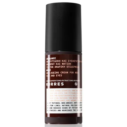 Korres For Men, Maple Anti-aging Cream Face & Eyes (Krem przeciwzmarszczkowy do twarzy dla mężczyzn)