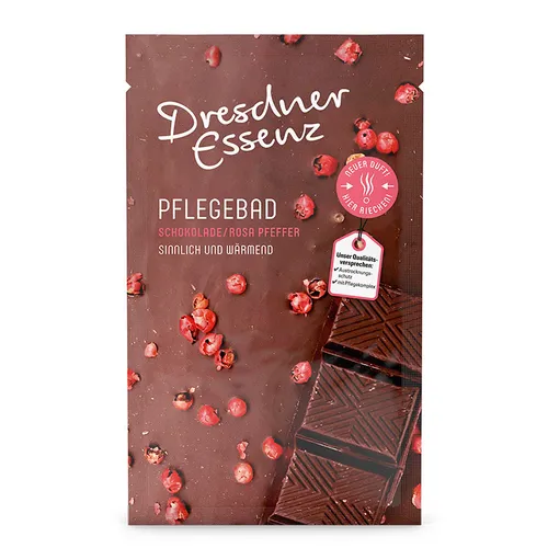 Dresdner Essenz Pflegebad Schokolade/Rosa Pfeffer (Sól do kąpieli `Czekolada i różowy pieprz`)