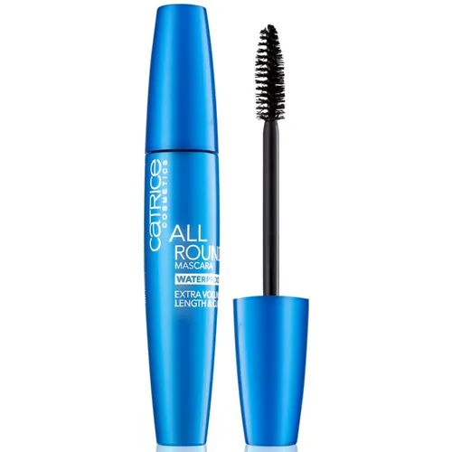 Catrice Allround Mascara Waterproof Extra Volume, Length & Curl (Wodoodporny tusz do rzęs wydłużający, pogrubiający i podkręcający)