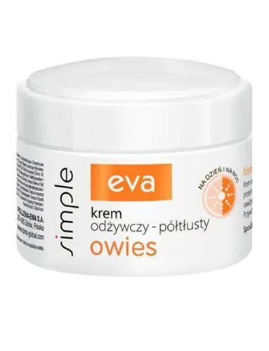 Eva Simple Krem odżywczy- półtłusty `Owies`