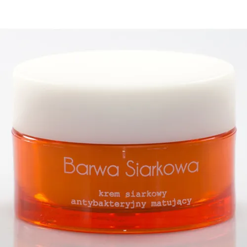 Barwa Siarkowa, Antybakteryjny krem matujący