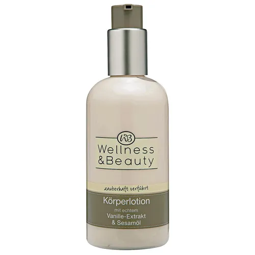 Wellness & Beauty Körperlotion mit Echtem Vanille-Extrakt & Sesamöl (Balsam do ciała `Wanilia i olej sezamowy`)
