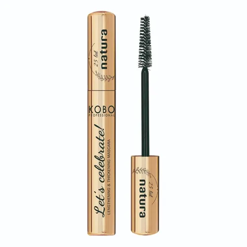 Kobo Professional Kobo x Natura, Let's Celebrate!, Lengthening & Thickening Mascara (Wydłużająco-pogrubiający tusz do rzęs)