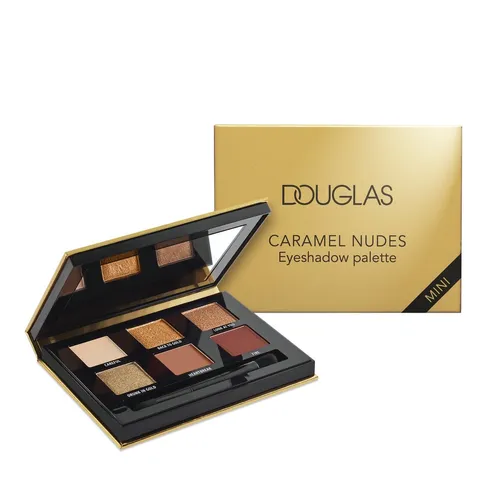Douglas Collection Make-up, Caramel Nudes Mini Eyeshadow Palette (Mini Paleta cieni do powiek)